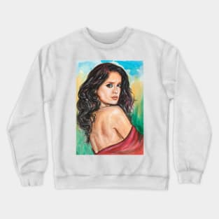 Salma Hayek Crewneck Sweatshirt